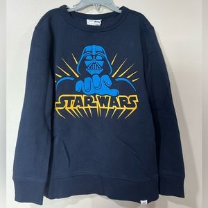 GAP Star Wars Boys Sweatshirt. Navy. Size Medium.